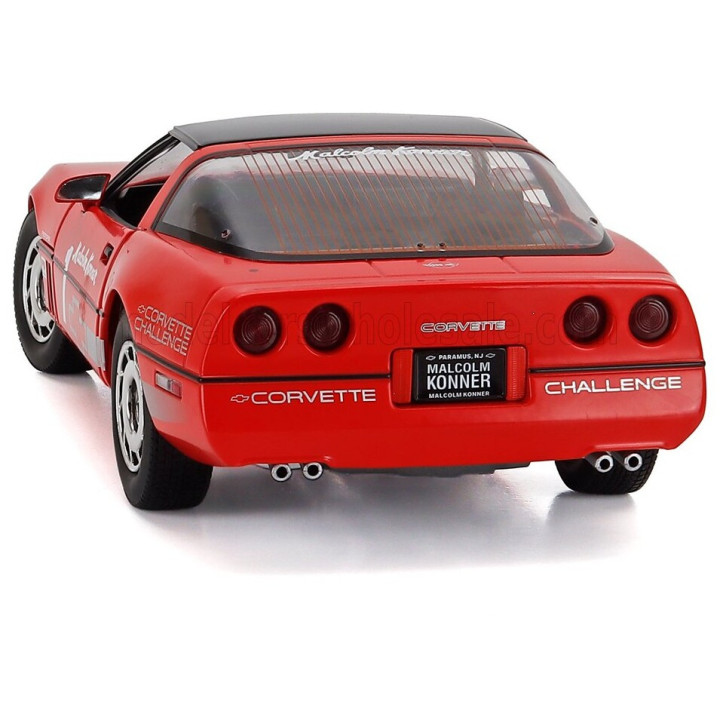 GREENLIGHT CHEVROLET CORVETTE C4 MALCOM KONNER 1988 - RED 1/18