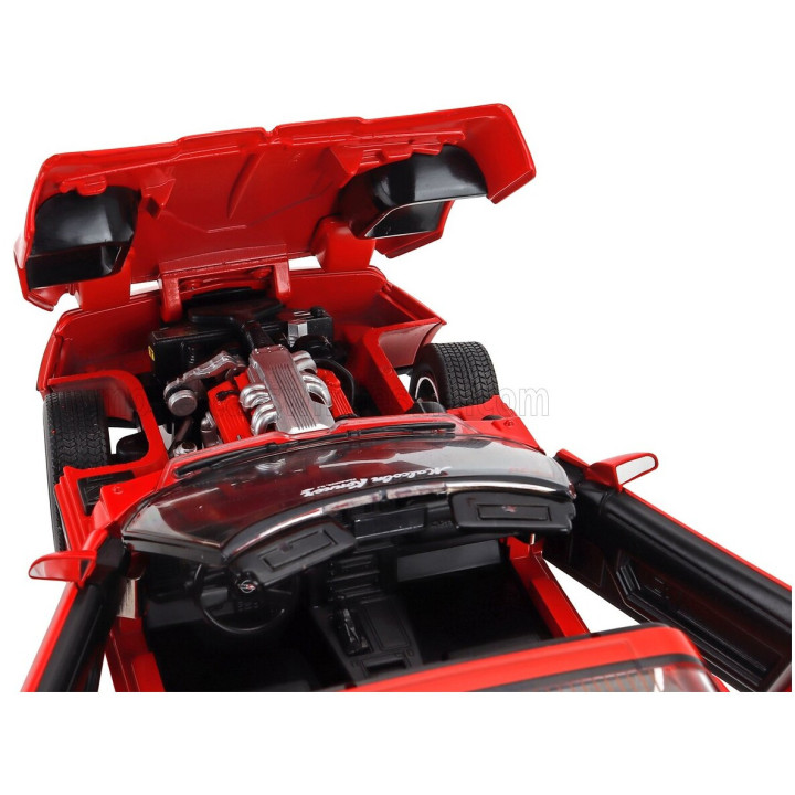 GREENLIGHT CHEVROLET CORVETTE C4 MALCOM KONNER 1988 - RED 1/18