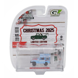 GREENLIGHT JEEP DJ-5 US MAIL WITH MAILBOX ACCESSORY 1974 - LIGHT BLUE 1/64
