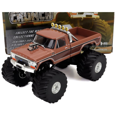 GREENLIGHT FORD USA F-350 PICK-UP MONSTER TRUCK 1978 - 2 TONE BROWN 1/43