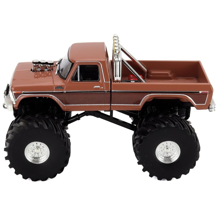 GREENLIGHT FORD USA F-350 PICK-UP MONSTER TRUCK 1978 - 2 TONE BROWN 1/43