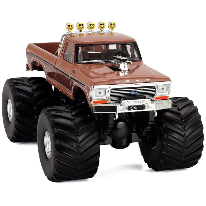 GREENLIGHT FORD USA F-350 PICK-UP MONSTER TRUCK 1978 - 2 TONE BROWN 1/43
