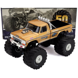 GREENLIGHT FORD USA F-250 PICK-UP MONSTER BIGFOOT TRUCK 1979 - GOLD 1/43