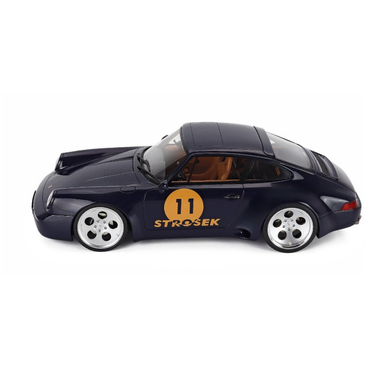 GT SPIRIT PORSCHE 911 964 N 11 STROSEK COUPE 2024 - BLUE 1/18