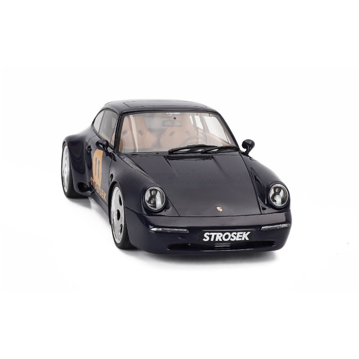GT SPIRIT PORSCHE 911 964 N 11 STROSEK COUPE 2024 - BLUE 1/18