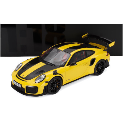 GT SPIRIT PORSCHE 911 991-2 GT2 RS COUPE NURBURGRING LAP RECORD (6 minutes 47.3 seconds) 2017 - YELLOW BLACK 1/18