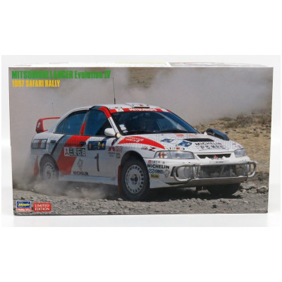HASEGAWA MITSUBISHI LANCER EVOLUTION IV N 1 SAFARI RALLY 1997 T.MAKINEN - S.HARJANNE 1/24
