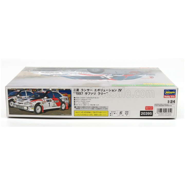 HASEGAWA MITSUBISHI LANCER EVOLUTION IV N 1 SAFARI RALLY 1997 T.MAKINEN - S.HARJANNE 1/24