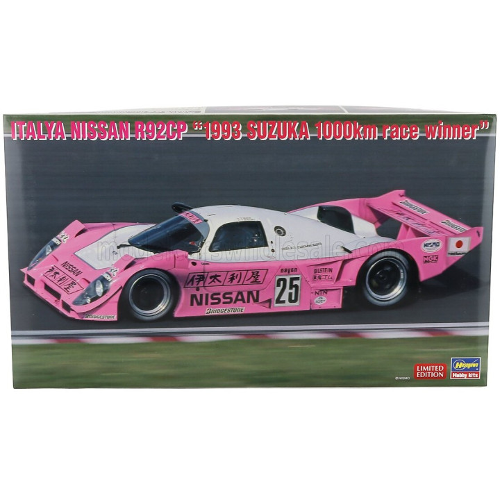 HASEGAWA NISSAN R92CP N 25 WINNER 1000km SUZUKA 1993 TAKAO WADA - TOSHIO SUZUKI 1/24