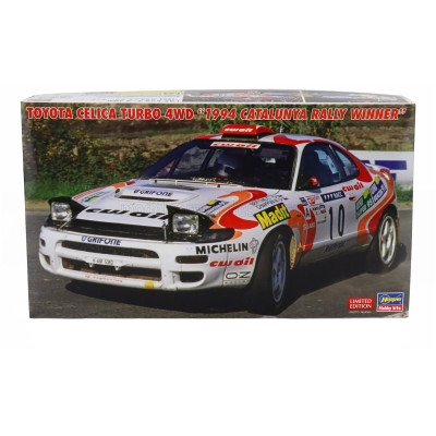 HASEGAWA TOYOTA CELICA TURBO 4WD N 10 WINNER RALLY CATALUNYA 1994 BERTONE - CHIAPPONI 1/24