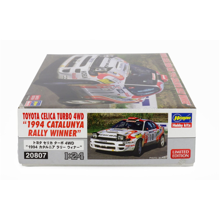 HASEGAWA TOYOTA CELICA TURBO 4WD N 10 WINNER RALLY CATALUNYA 1994 BERTONE - CHIAPPONI 1/24