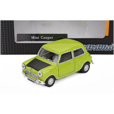 HONGWELL MINI COOPER 1966 - GREEN BLACK 1/43