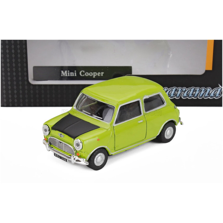 HONGWELL MINI COOPER 1966 - GREEN BLACK 1/43