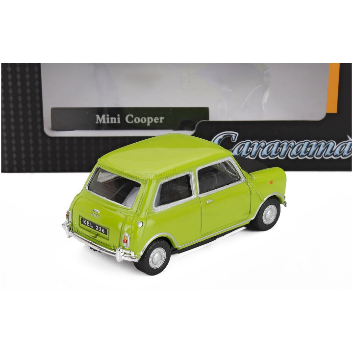 HONGWELL MINI COOPER 1966 - GREEN BLACK 1/43