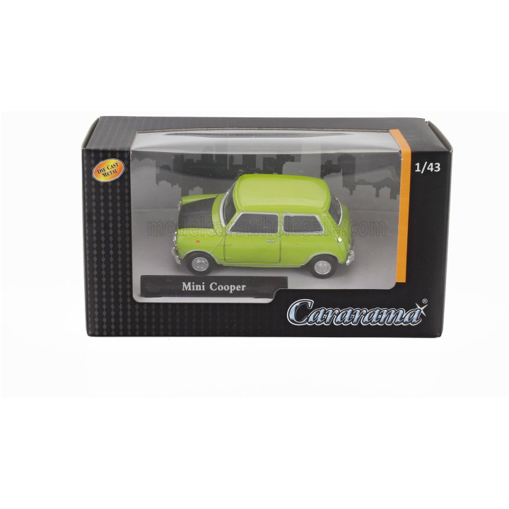 HONGWELL MINI COOPER 1966 - GREEN BLACK 1/43