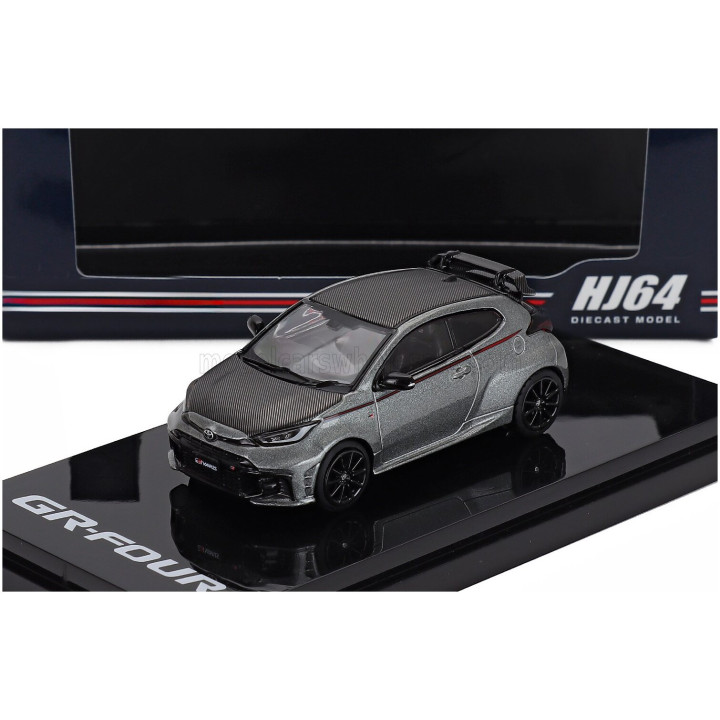 IGNITION MODEL TOYOTA YARIS GR RZ HIGH PERFORMANCE 2024 - LIGHT GREY MET 1/64