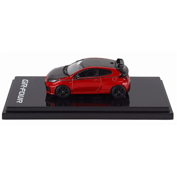IGNITION MODEL TOYOTA YARIS GR RZ HIGH PERFORMANCE 2024 - RED MET GREY 1/64