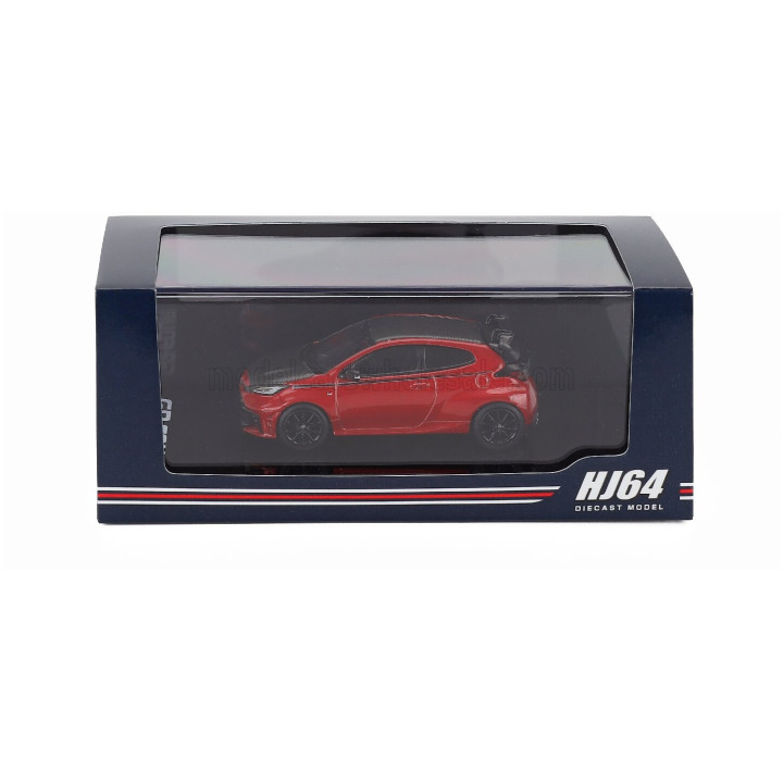 IGNITION MODEL TOYOTA YARIS GR RZ HIGH PERFORMANCE 2024 - RED MET GREY 1/64