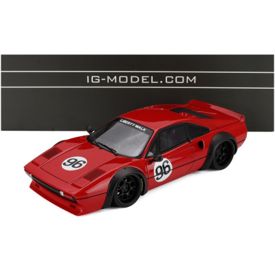 IGNITION MODEL FERRARI 308 LBWK N 96 LIBERTY WALK 1982 - RED BLACK 1/18