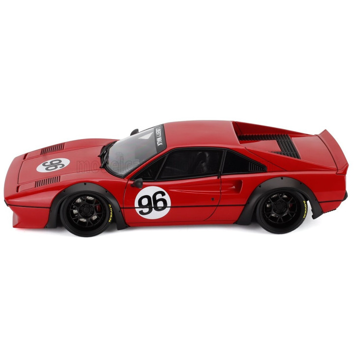 IGNITION MODEL FERRARI 308 LBWK N 96 LIBERTY WALK 1982 - RED BLACK 1/18