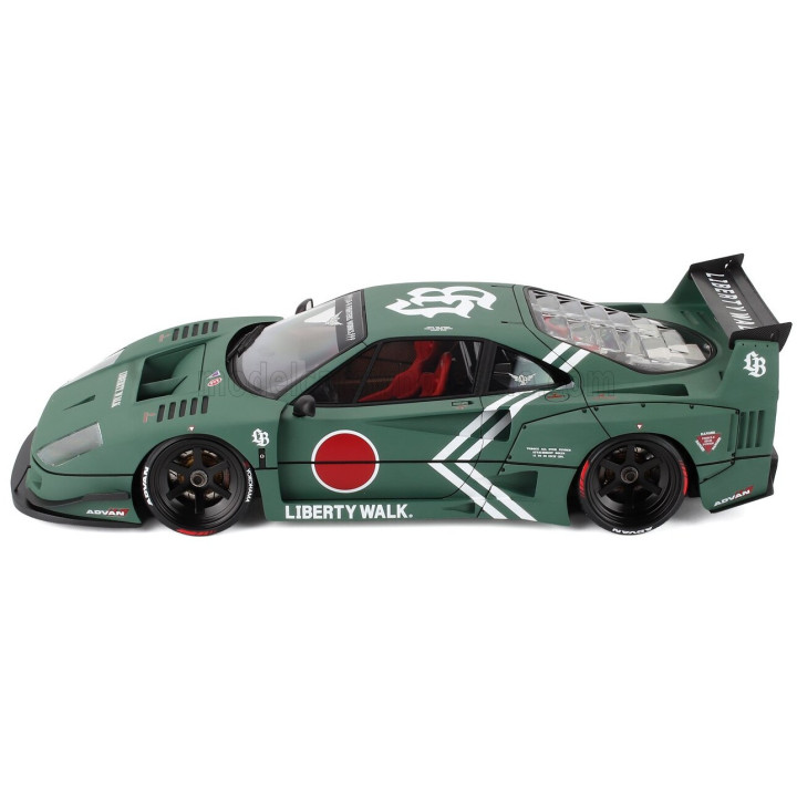 IGNITION MODEL FERRARI F40 LBWK LIBERTY WALK 1987 - MATT GREEN 1/18