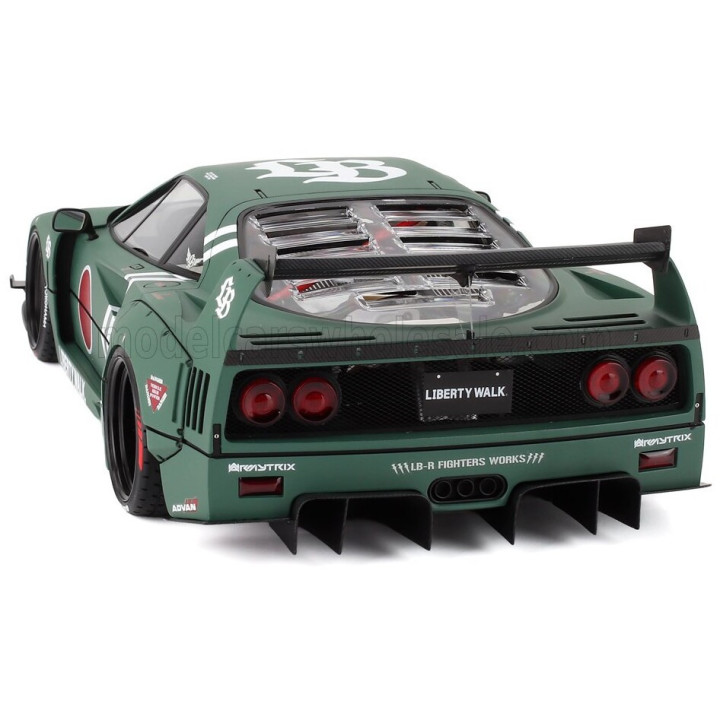IGNITION MODEL FERRARI F40 LBWK LIBERTY WALK 1987 - MATT GREEN 1/18