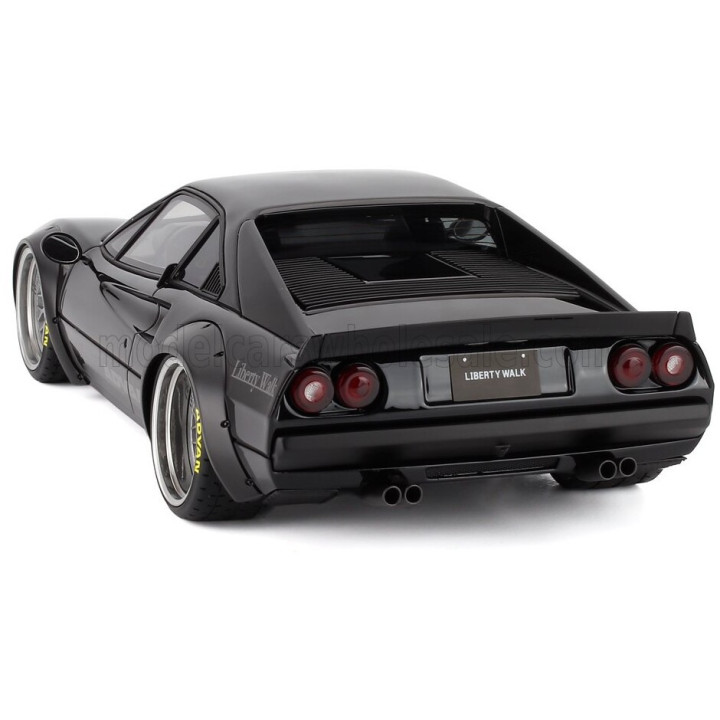 IGNITION MODEL FERRARI 308 LBWK LIBERTY WALK ADVAN 1982 - BLACK 1/18
