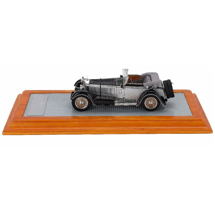 ILARIO MODEL MERCEDES BENZ 720SS sn35340 KAROSSERIE PAPLER SPORT CABRIOLET OPEN 1932 - SILVER BLACK 1/43