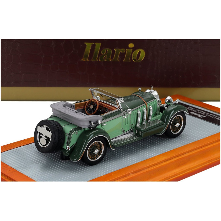 ILARIO MODEL MERCEDES BENZ 720SS sn35340 KAROSSERIE PAPLER SPORT CABRIOLET OPEN 1932 - 2 TONE GREEN 1/43