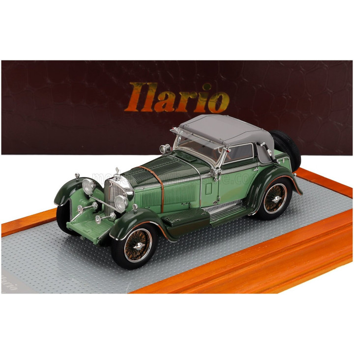 ILARIO MODEL MERCEDES BENZ 720SS sn35340 KAROSSERIE PAPLER SPORT CABRIOLET CLOSED 1932 - 2 TONE GREEN 1/43