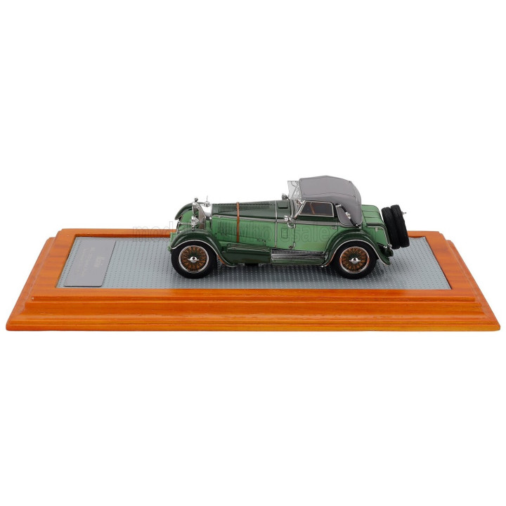 ILARIO MODEL MERCEDES BENZ 720SS sn35340 KAROSSERIE PAPLER SPORT CABRIOLET CLOSED 1932 - 2 TONE GREEN 1/43