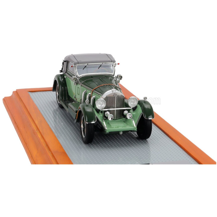 ILARIO MODEL MERCEDES BENZ 720SS sn35340 KAROSSERIE PAPLER SPORT CABRIOLET CLOSED 1932 - 2 TONE GREEN 1/43