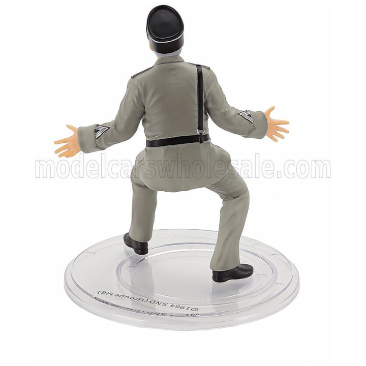 INFINITE STATUE FIGURES LOUIS DE FUNES - LUDOVIC CRUCHOT - LE GENDARME DE SAINT-TROPEZ - MILITARY GREEN 1/18