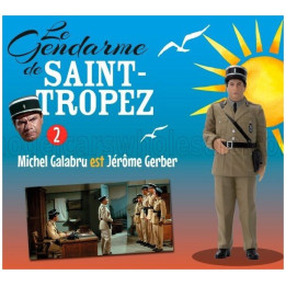 INFINITE STATUE FIGURES MICHEL GALABRU - JEROME GERBER - LE GENDARME DE SAINT-TROPEZ - MILITARY GREEN 1/18