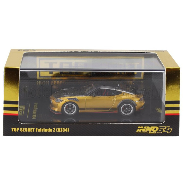 INNO MODELS NISSAN FAIRLADY Z (RZ34) COUPE 2022 - GOLD BLACK 1/64