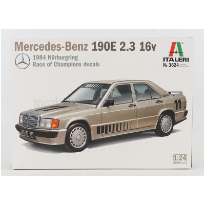 ITALERI MERCEDES BENZ 190E 2.3 16V (W201) N 11 WINNER NURBURGING RACE OF CHAMPION 1984 AYRTON SENNA 1/24