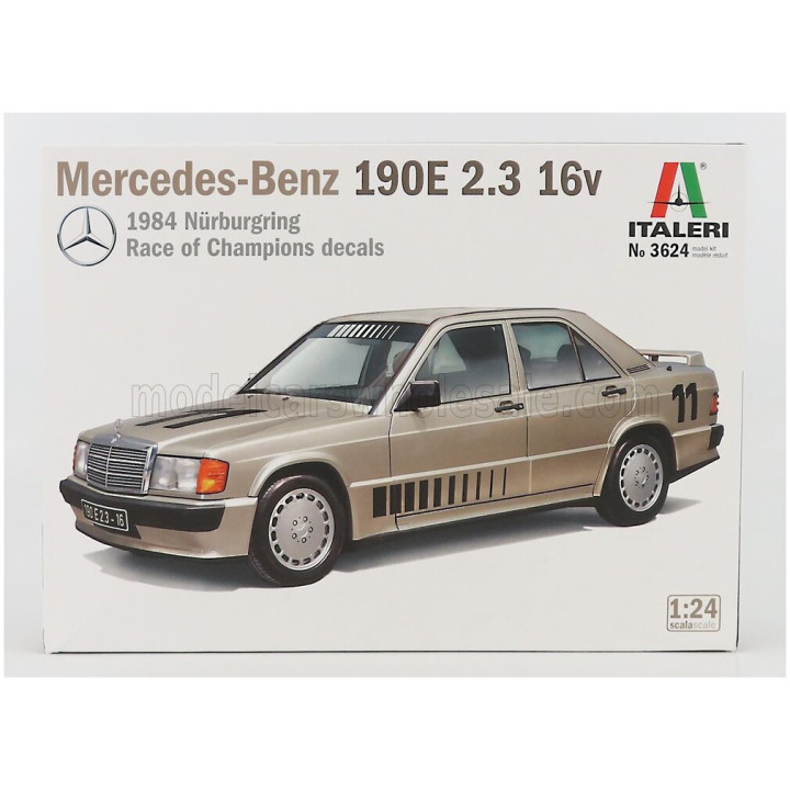 ITALERI MERCEDES BENZ 190E 2.3 16V (W201) N 11 WINNER NURBURGING RACE OF CHAMPION 1984 AYRTON SENNA 1/24