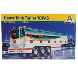 ITALERI ACCESSORIES HEAVY TANK TRAILER TOPAS BP 2000 1/24