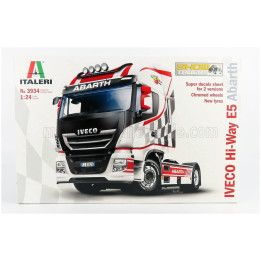 ITALERI IVECO FIAT STRALIS E5 HI-WAY TRACTOR TRUCK ABARTH 2-ASSI 2016 1/24
