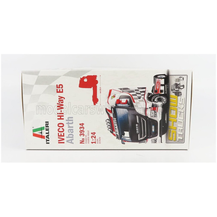 ITALERI IVECO FIAT STRALIS E5 HI-WAY TRACTOR TRUCK ABARTH 2-ASSI 2016 1/24