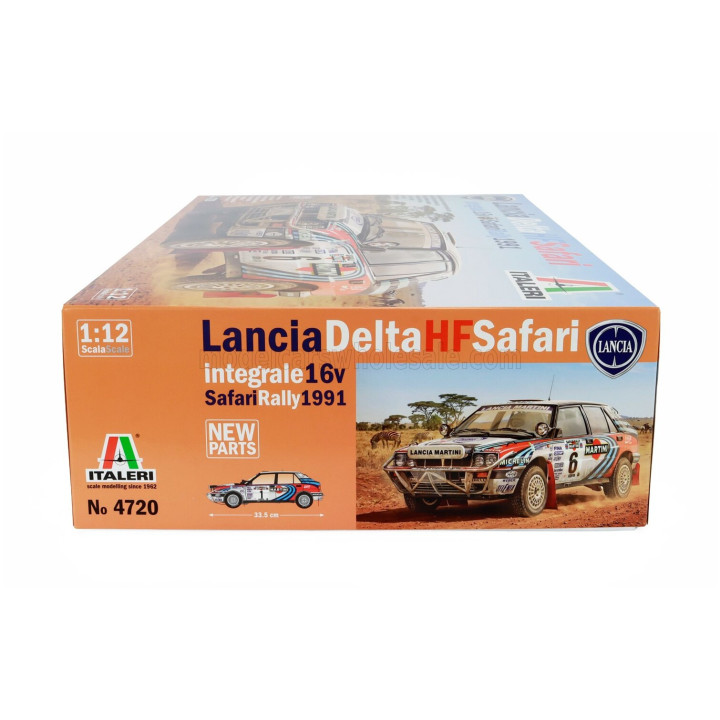 ITALERI LANCIA DELTA INTEGRALE 16V (night version) N 6 WINNER RALLY SAFARI 1991 JUHA KANKKUNEN - JUHA PIIRONEN + N 1 + N 7 1/12