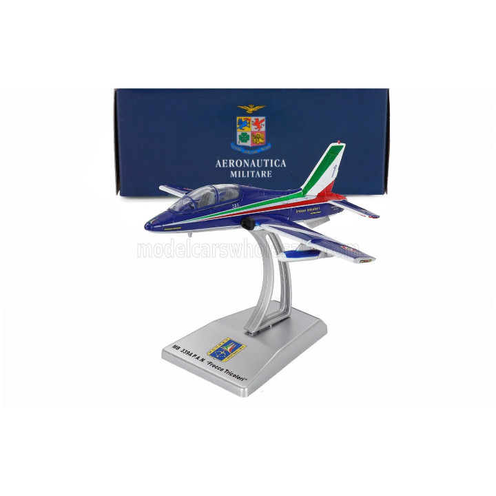 ITALERI AERMACCHI MB339A AIRPLANE LIVREA 2019 N 1 FRECCE TRICOLORI - ADDESTRAMENTO ACROBATICO ITALY - BLUE WHITE 1/100