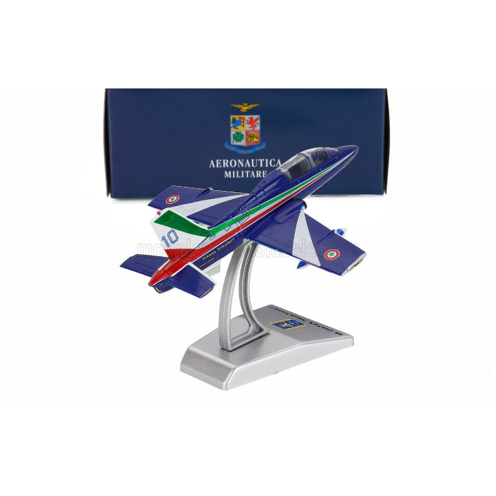 ITALERI AERMACCHI MB339A AIRPLANE LIVREA 2019 N 10 FRECCE TRICOLORI - ADDESTRAMENTO ACROBATICO ITALY - BLUE WHITE 1/100