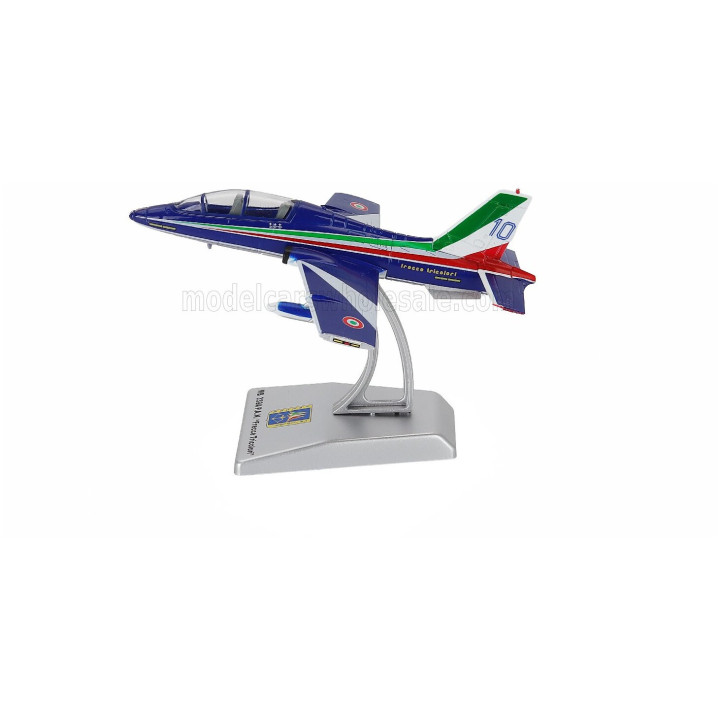 ITALERI AERMACCHI MB339A AIRPLANE LIVREA 2019 N 10 FRECCE TRICOLORI - ADDESTRAMENTO ACROBATICO ITALY - BLUE WHITE 1/100