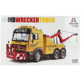 ITALERI MERCEDES BENZ TRUCK CARRO ATTREZZI - WRECKER ROAD SERVICE 3-ASSI 1986 1/24