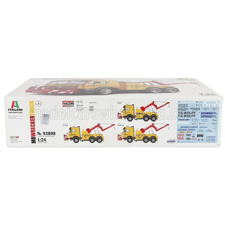 ITALERI MERCEDES BENZ TRUCK CARRO ATTREZZI - WRECKER ROAD SERVICE 3-ASSI 1986 1/24