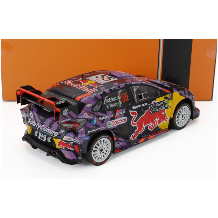 IXO MODELS FORD ENGLAND PUMA RALLY1 TEAM FORD M-SPORT N 55 RALLY MONTECARLO 2025 JOSHUA McERLEAN - EOIN TREACY - BLUE YELLOW