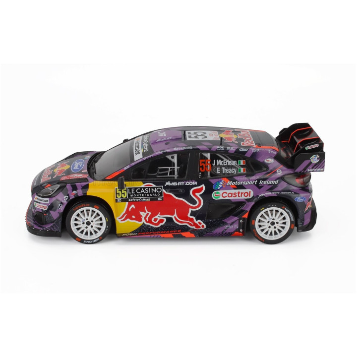 IXO MODELS FORD ENGLAND PUMA RALLY1 TEAM FORD M-SPORT N 55 RALLY MONTECARLO 2025 JOSHUA McERLEAN - EOIN TREACY - BLUE YELLOW