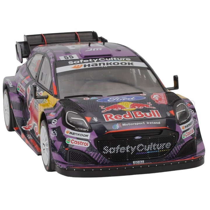 IXO MODELS FORD ENGLAND PUMA RALLY1 TEAM FORD M-SPORT N 55 RALLY MONTECARLO 2025 JOSHUA McERLEAN - EOIN TREACY - BLUE YELLOW