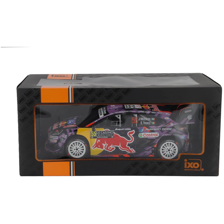 IXO MODELS FORD ENGLAND PUMA RALLY1 TEAM FORD M-SPORT N 55 RALLY MONTECARLO 2025 JOSHUA McERLEAN - EOIN TREACY - BLUE YELLOW